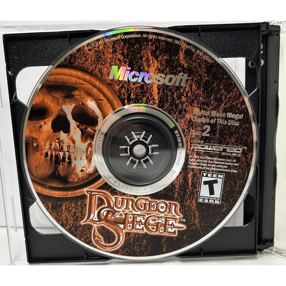 Dungeon Siege‎ PC 2002 Microsoft 2 Disc Set No Manual RPG Game - Picture 3 of 10